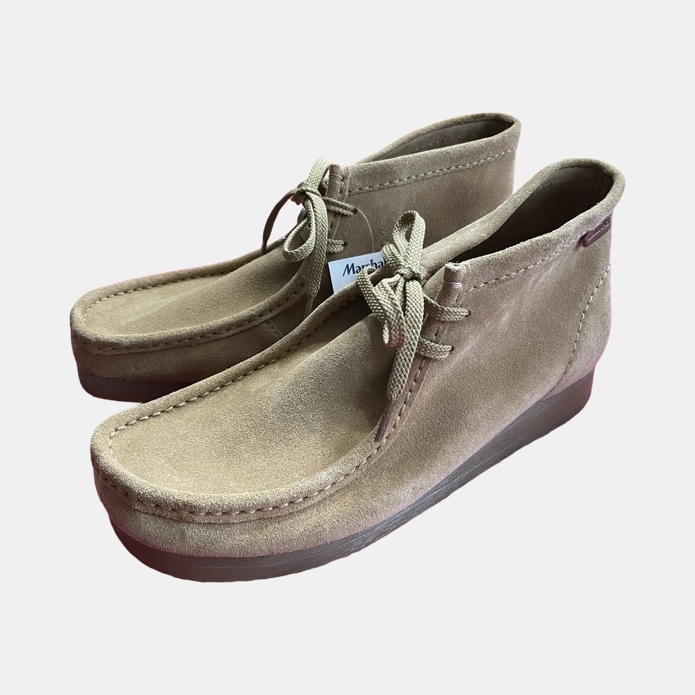 Clarks Wallaston Boot Mens 10 Dark Sand Suede Moc Toe Chukka Boots